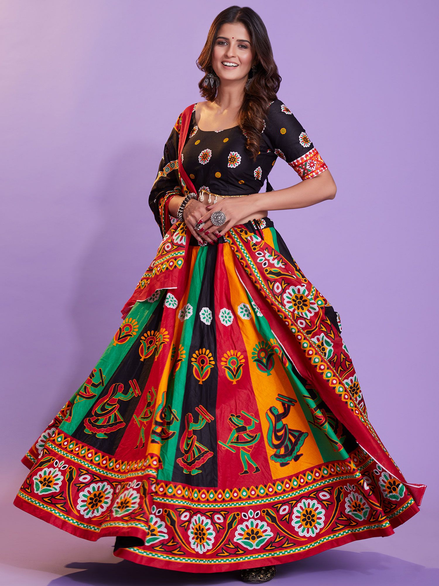 Navratri chaniya choli shop designs 2018