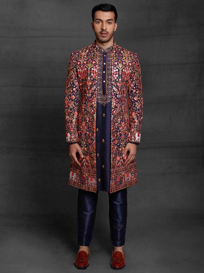 indo western sherwani for men,