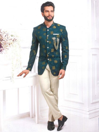 long jodhpuri suit design,