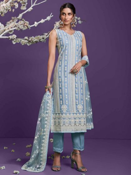 designer lucknowi salwar kameez 