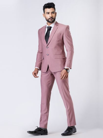 Mauve Pink Latest Mens Suit For Wedding