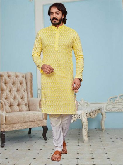 lucknowi work kurta pajama,Party Wear Kurta Pajamas